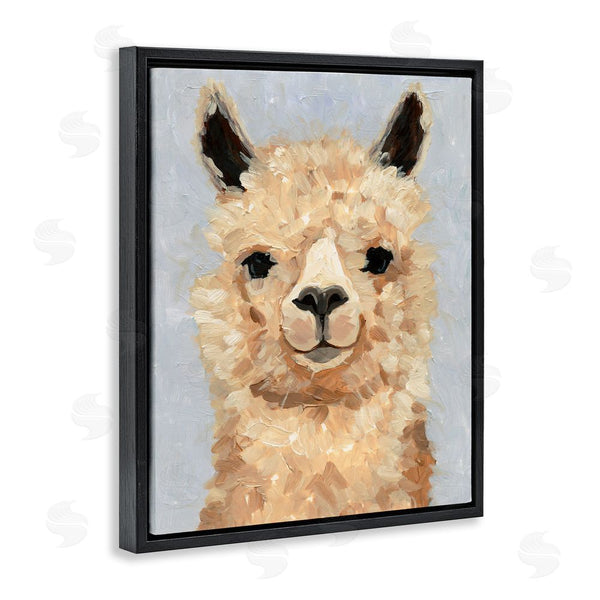 Stupell Industries Victoria Barnes | Fuzzy Alpaca Painting Wall Art