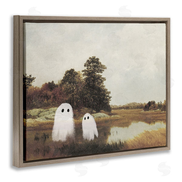 Stupell Industries Victoria Barnes | Ghost Pair In Autumn Countryside