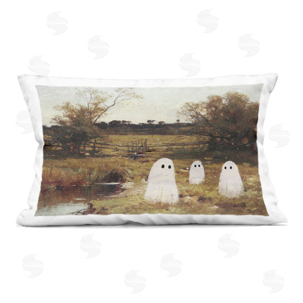 stupell industries Victoria Barnes | Ghosts in Traditional Countryside Printed Throw Pillow
