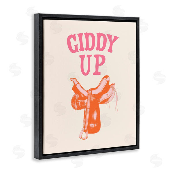 Stupell Industries Victoria Barnes | Giddy Up Phrase Wall Art