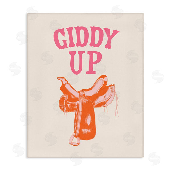 stupell industries Victoria Barnes | Giddy Up Phrase Wall Art