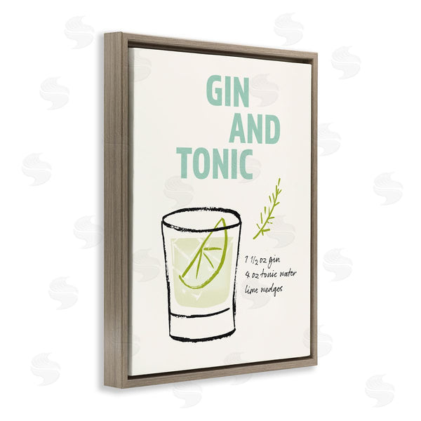 Stupell Industries Victoria Barnes | Gin And Tonic Recipe
