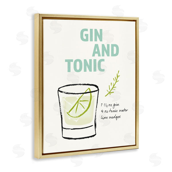Stupell Industries Victoria Barnes | Gin And Tonic Recipe