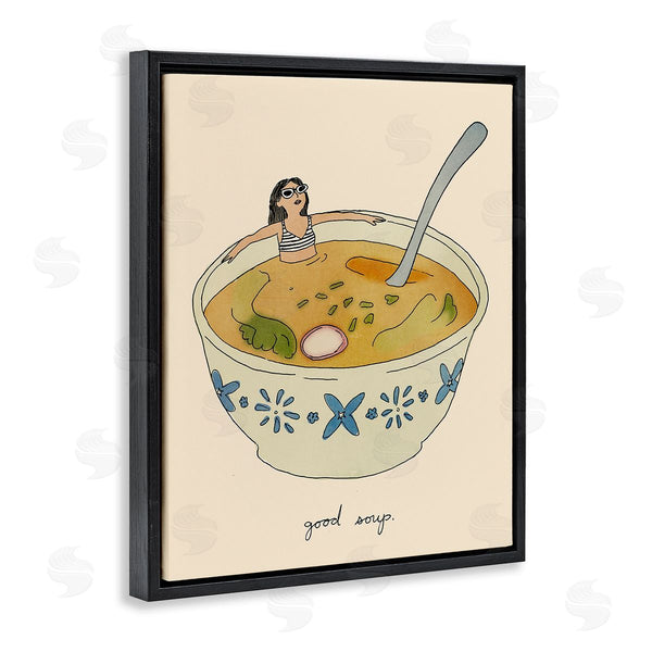 Stupell Industries Victoria Barnes | Girl Bathing In Soup Wall Art