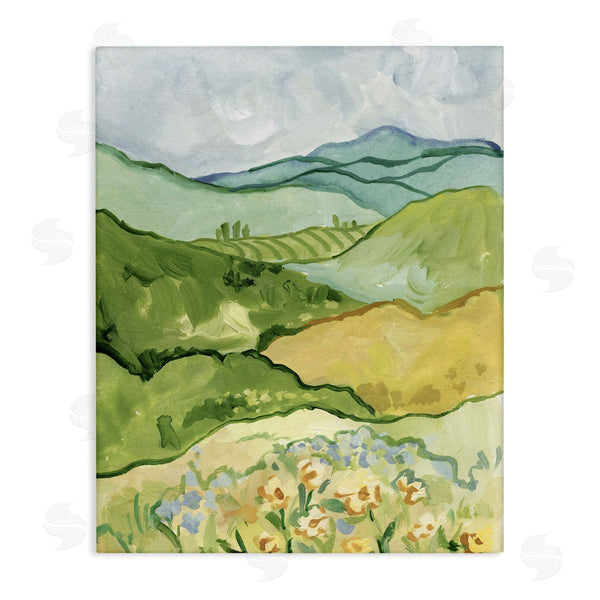 stupell industries Victoria Barnes | Green Meadow Rolling Hills