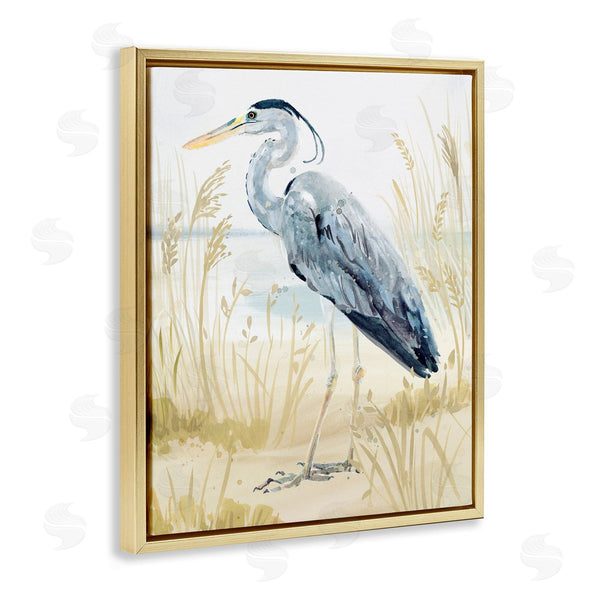 Stupell Industries Victoria Barnes | Heron & Beach Grass