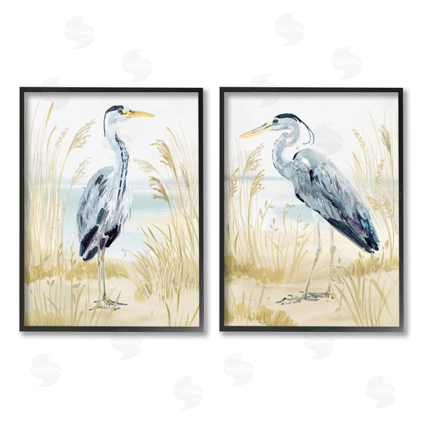Stupell Industries Victoria Barnes | Heron & Beach Reeds