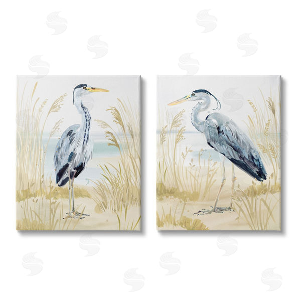 stupell industries Victoria Barnes | Heron & Beach Reeds