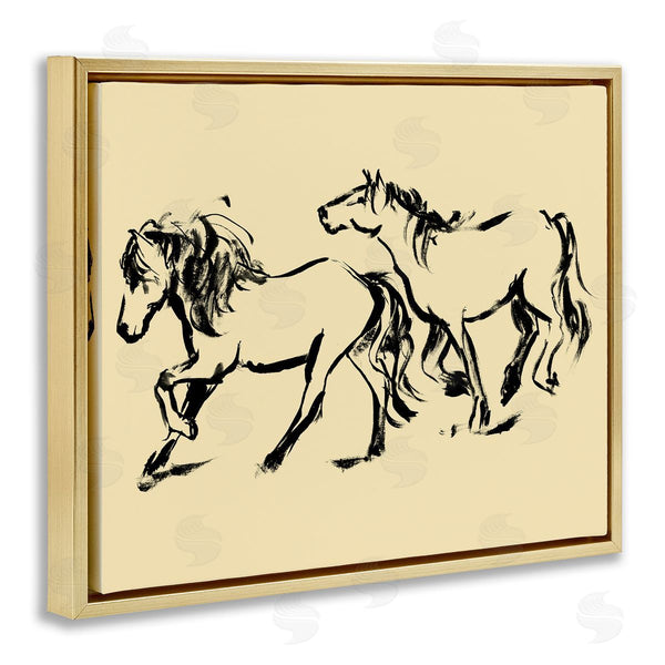 Stupell Industries Victoria Barnes | Horses In Motion Gallop
