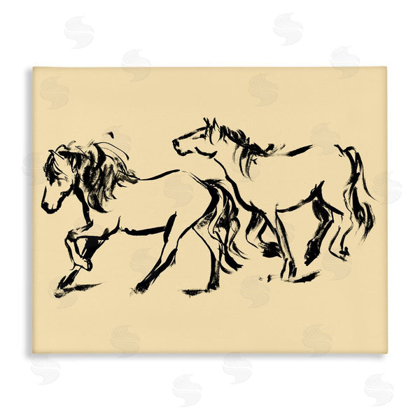 stupell industries Victoria Barnes | Horses in Motion Gallop