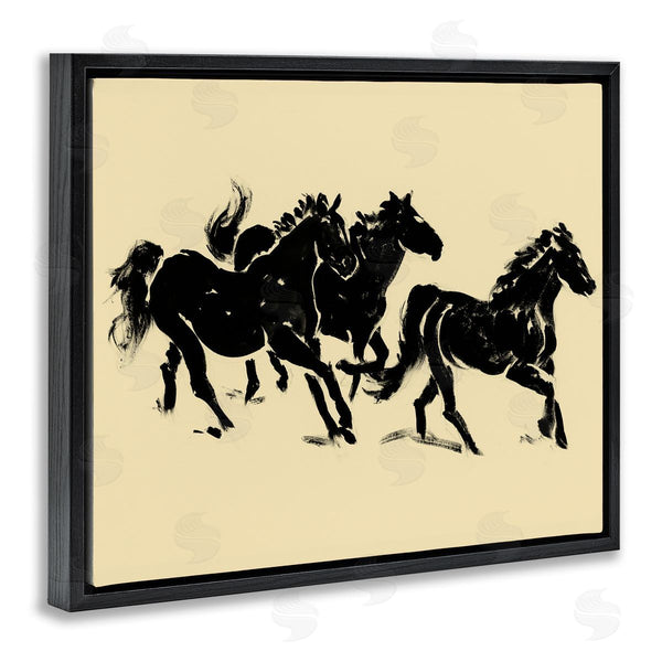 Stupell Industries Victoria Barnes | Horses In Motion Run