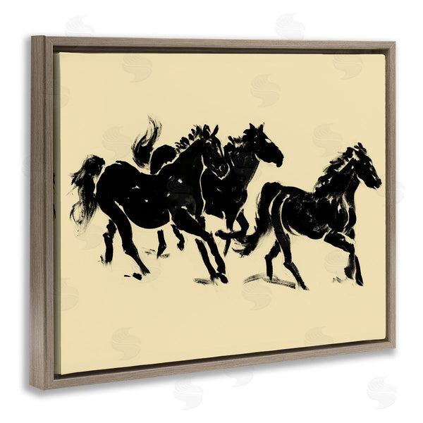 Stupell Industries Victoria Barnes | Horses In Motion Run