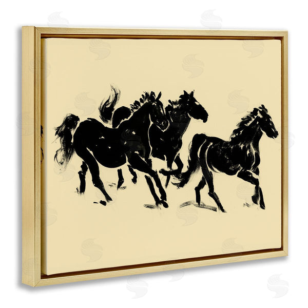 Stupell Industries Victoria Barnes | Horses In Motion Run