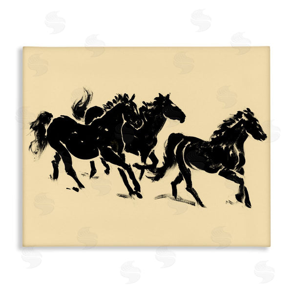 stupell industries Victoria Barnes | Horses in Motion Run