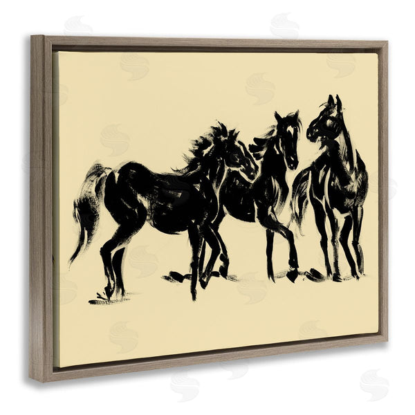 Stupell Industries Victoria Barnes | Horses In Motion Study