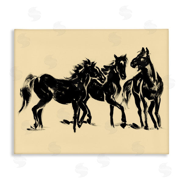 stupell industries Victoria Barnes | Horses in Motion Study