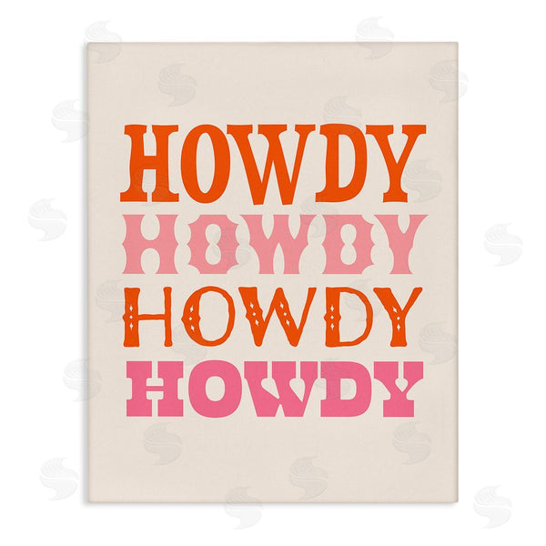 stupell industries Victoria Barnes | Howdy Country Typography Wall Art