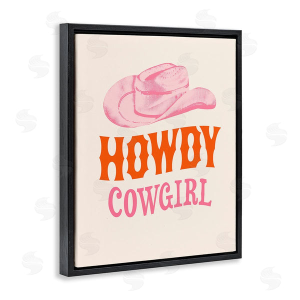 Stupell Industries Victoria Barnes | Howdy Cowgirl Phrase Wall Art