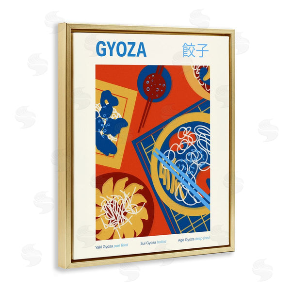 Stupell Industries Victoria Barnes | Japanese Gyoza Meal Wall Art