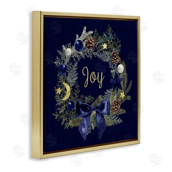 Stupell Industries Victoria Barnes | Joy Holiday Wreath