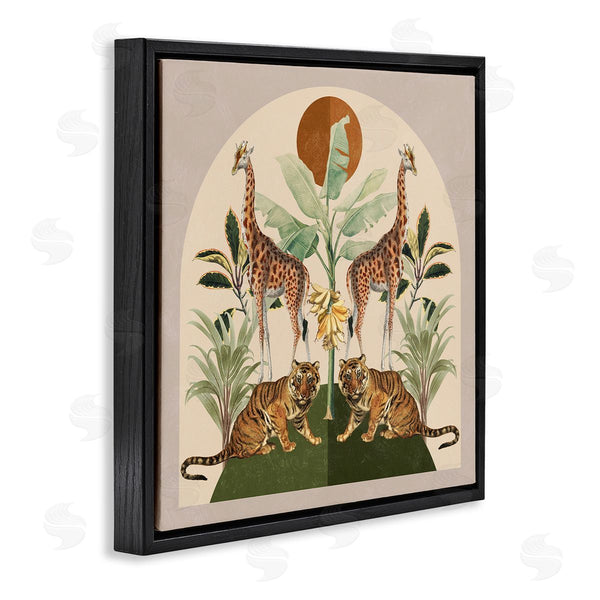 Stupell Industries Victoria Barnes | Jungle Animals Motif