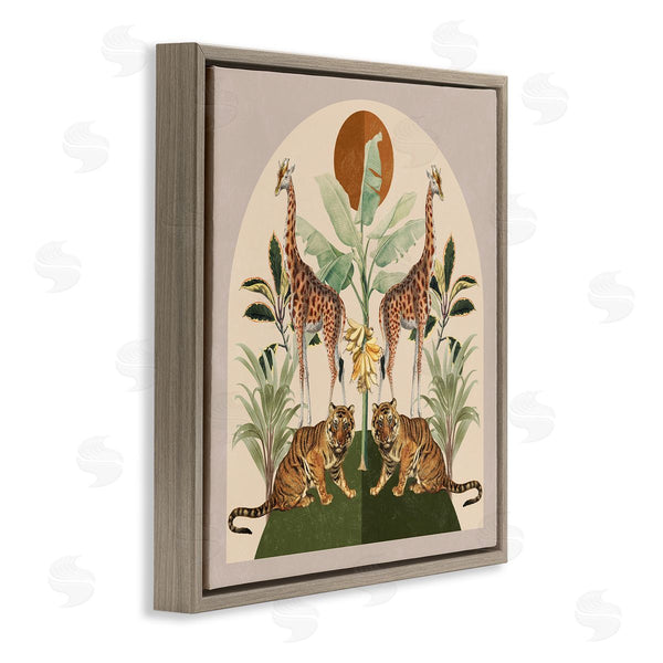 Stupell Industries Victoria Barnes | Jungle Animals Motif