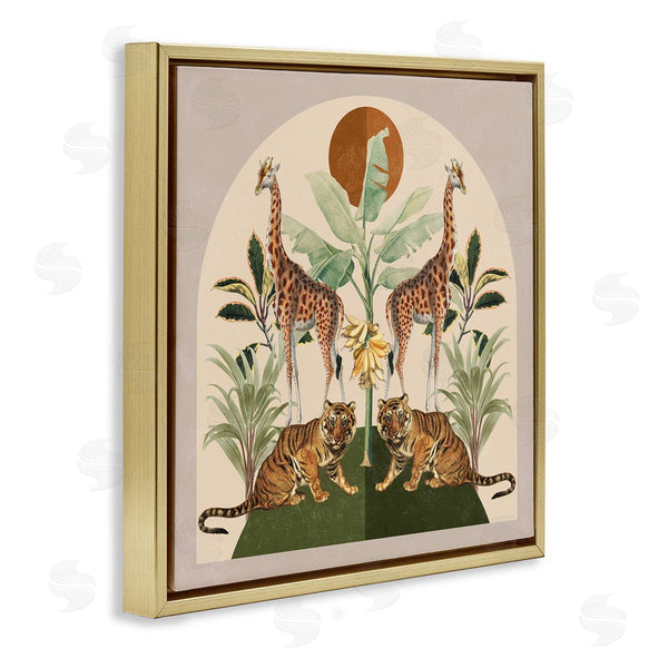 Stupell Industries Victoria Barnes | Jungle Animals Motif