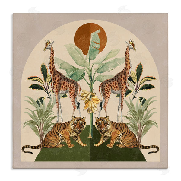 stupell industries Victoria Barnes | Jungle Animals Motif