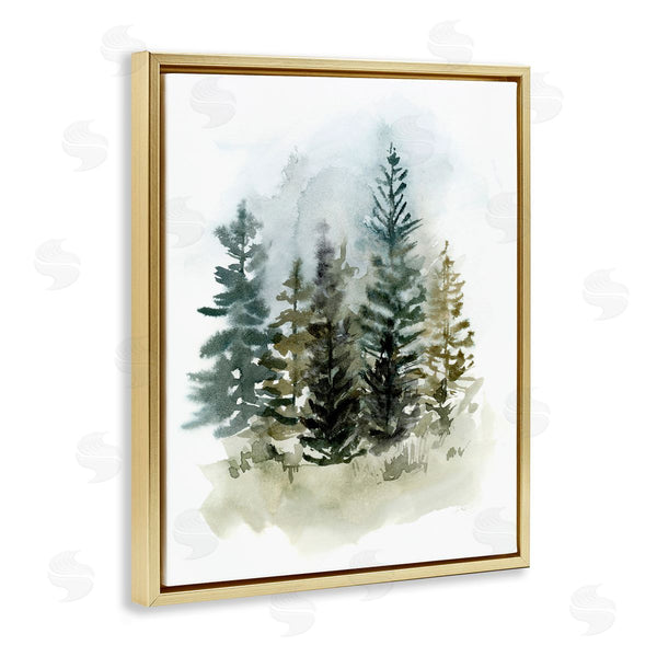 Stupell Industries Victoria Barnes | Layered Woodland Trees