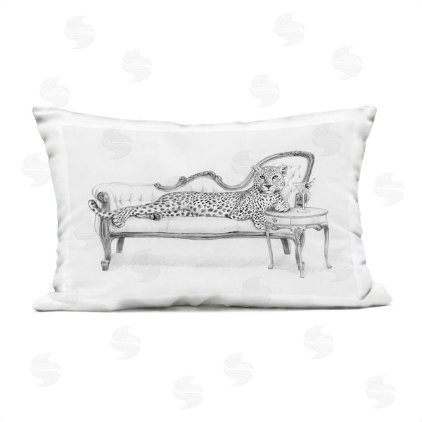 Stupell Industries Victoria Barnes | Lounging Beast Cheetah Printed Throw Pillow
