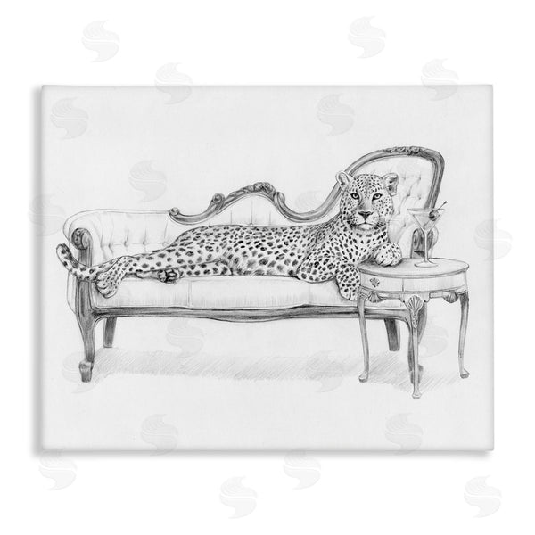 stupell industries Victoria Barnes | Lounging Beast Cheetah