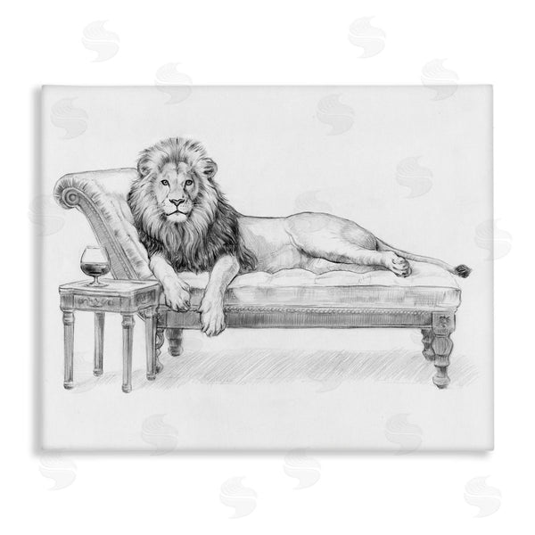 stupell industries Victoria Barnes | Lounging Beast Lion