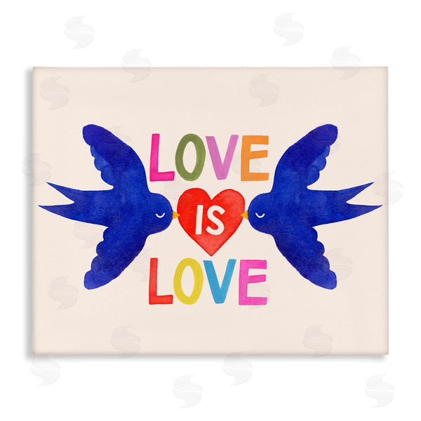 stupell industries Victoria Barnes | Love is Love Doves and Heart