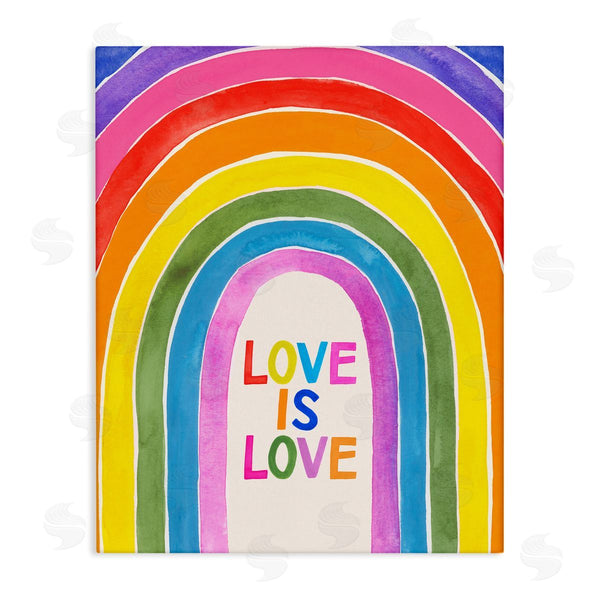 stupell industries Victoria Barnes | Love Is Love Rainbow Arches