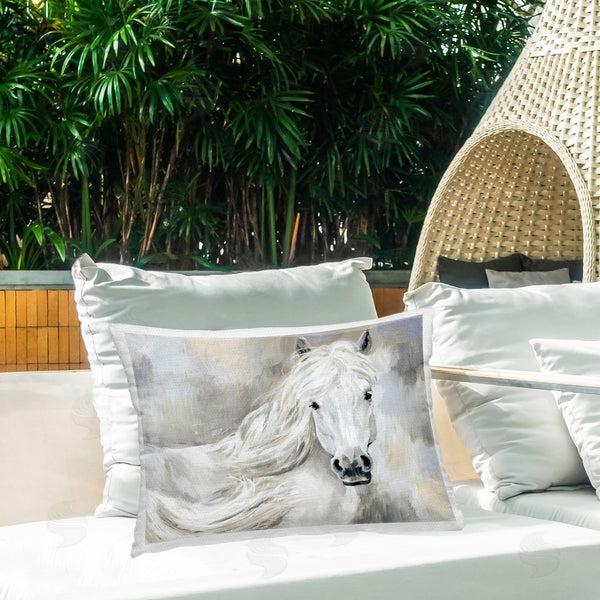 Stupell Industries Victoria Barnes | Lovely White Horse Portrait