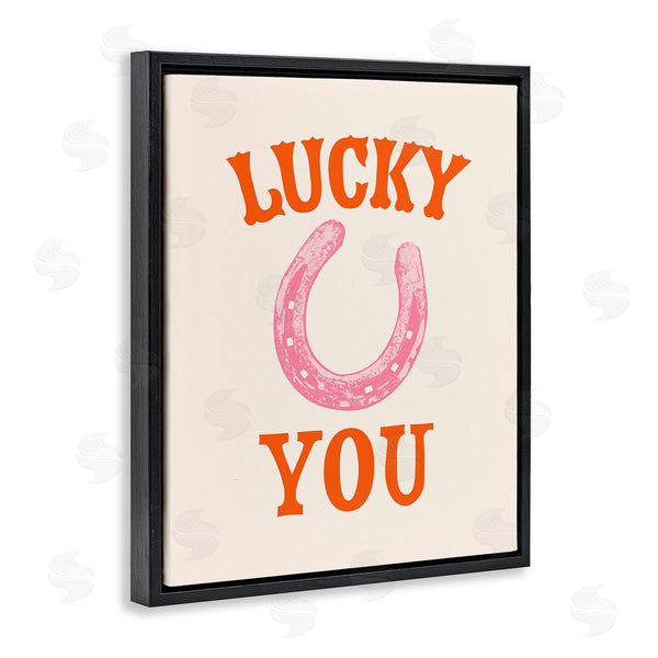 Stupell Industries Victoria Barnes | Lucky You Horseshoe Wall Art