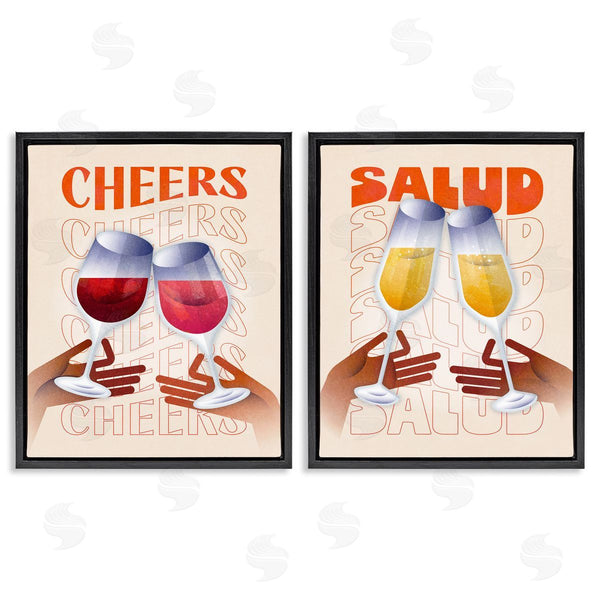 Stupell Industries Victoria Barnes | Midcentury Modern Cheers Wall Art