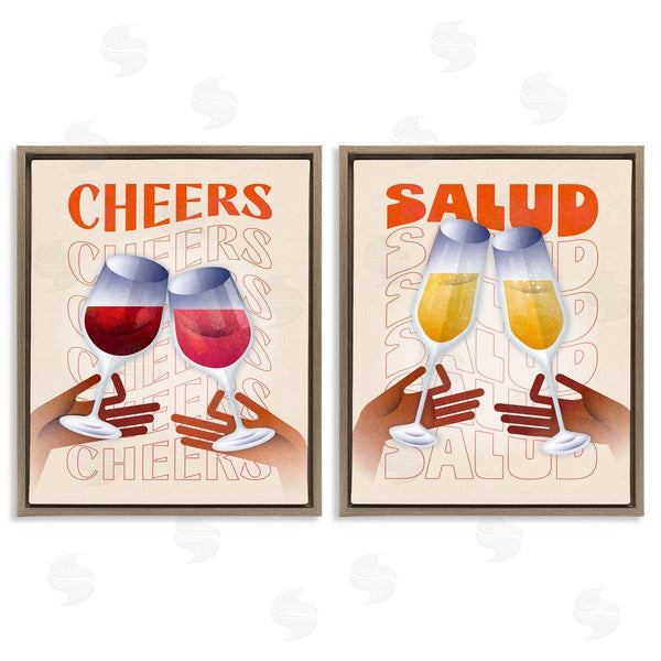 Stupell Industries Victoria Barnes | Midcentury Modern Cheers Wall Art