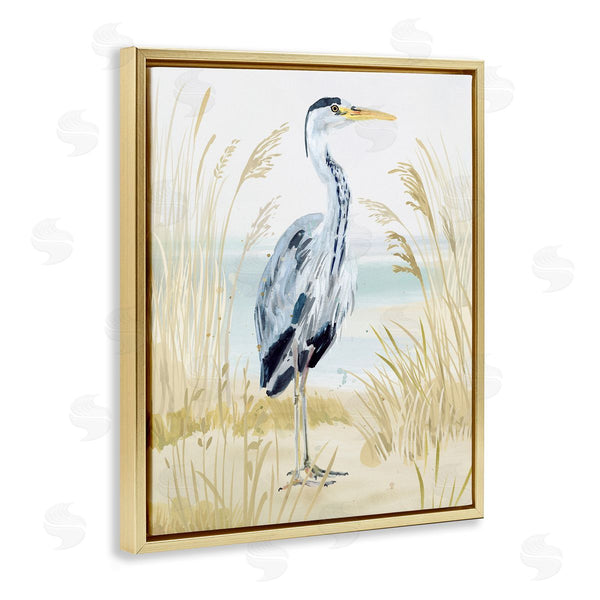 Stupell Industries Victoria Barnes | Modern Heron On Beach