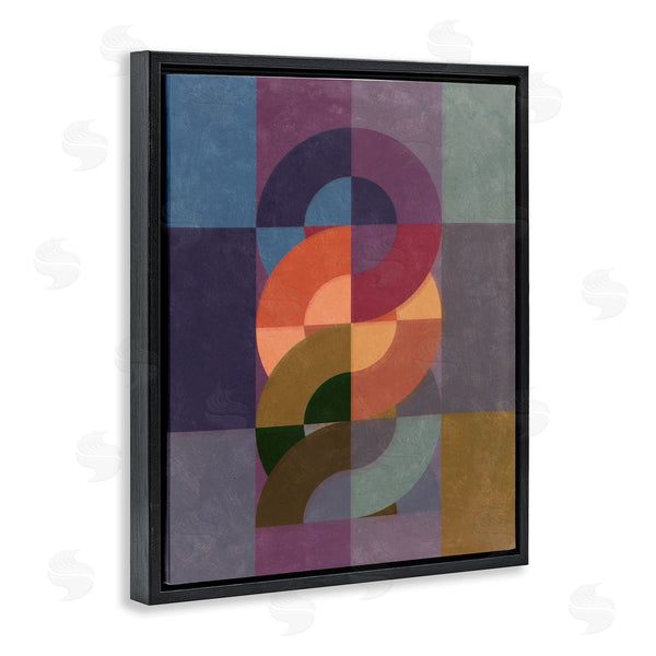 Stupell Industries Victoria Barnes | Modern Interlocking Circles