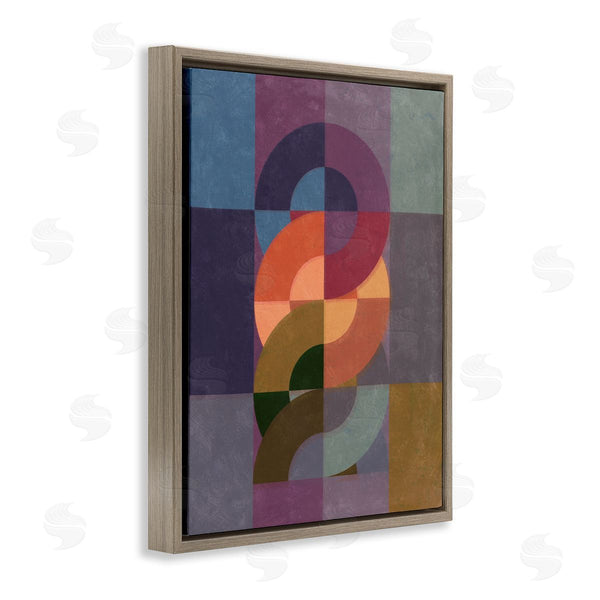 Stupell Industries Victoria Barnes | Modern Interlocking Circles