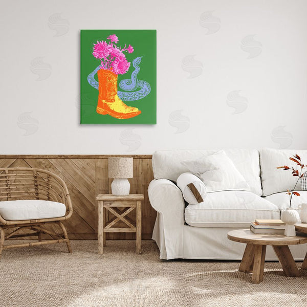 Stupell Industries Victoria Barnes | Modern Snake & Boot Wall Art