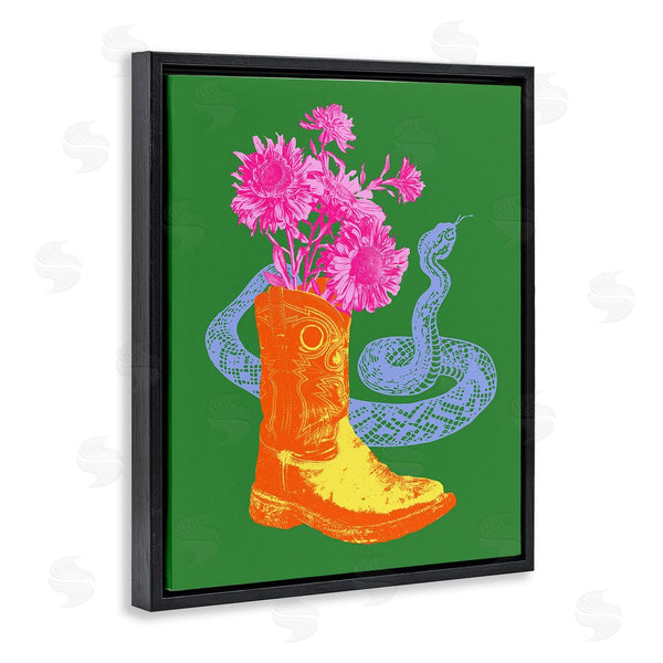 Stupell Industries Victoria Barnes | Modern Snake & Boot Wall Art