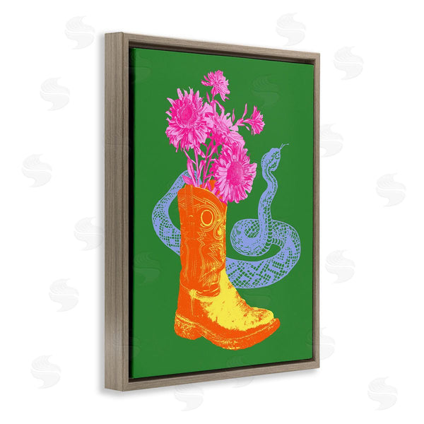 Stupell Industries Victoria Barnes | Modern Snake & Boot Wall Art