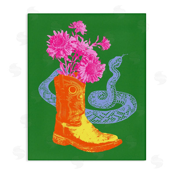stupell industries Victoria Barnes | Modern Snake & Boot Wall Art