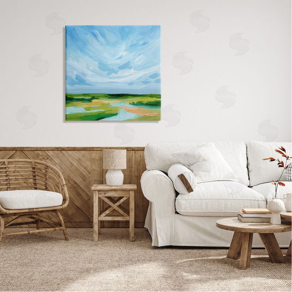 Stupell Industries Victoria Barnes | Modern Stream Landscape Wall Art