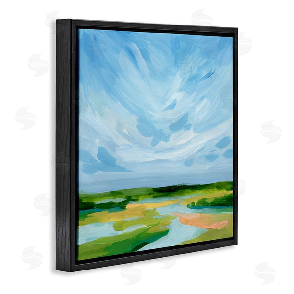 Stupell Industries Victoria Barnes | Modern Stream Landscape Wall Art