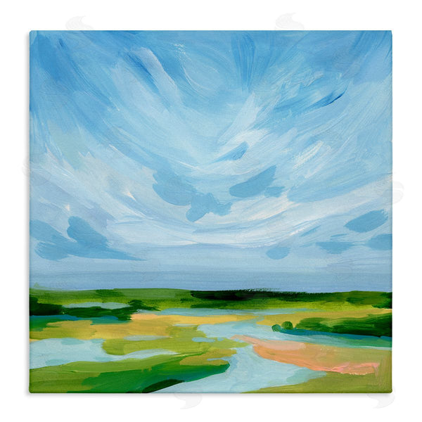 stupell industries Victoria Barnes | Modern Stream Landscape Wall Art