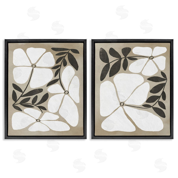 Stupell Industries Victoria Barnes | Neutral Bohemian Flowers