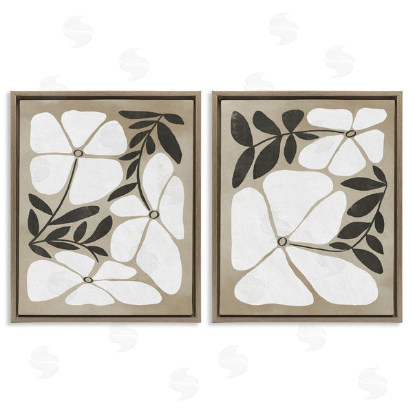Stupell Industries Victoria Barnes | Neutral Bohemian Flowers